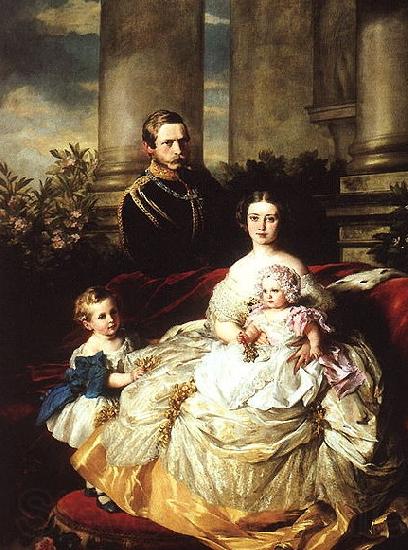 Franz Xaver Winterhalter Emperor Frederick III Norge oil painting art